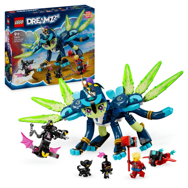 Zoey si pisica bufnita Zian LEGO DREAMZzz 71476