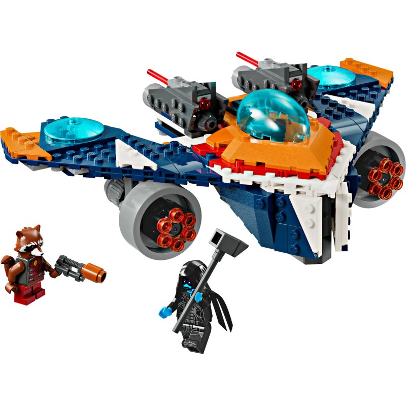 Avionul de lupta al lui Rocket vs Ronan LEGO Marvel Super Heroes 76278