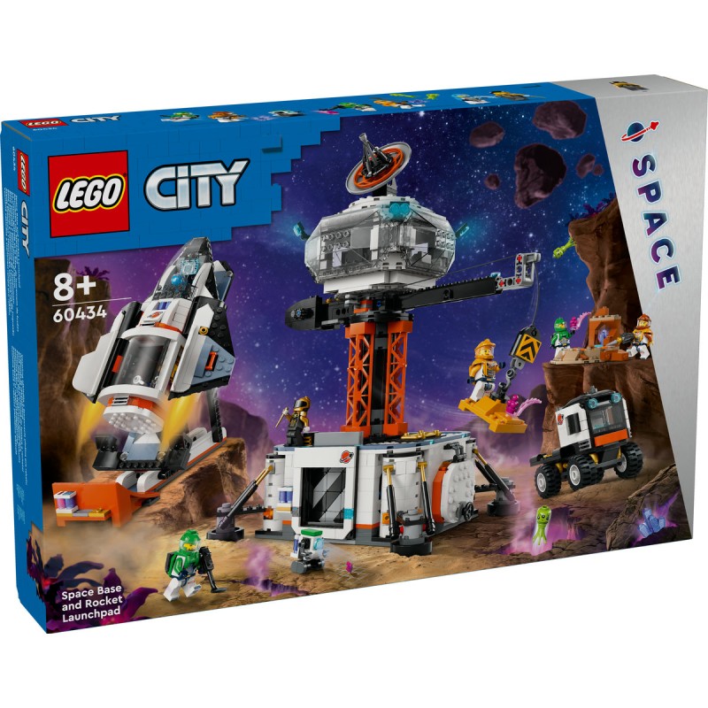 Baza spatiala si platforma de lansare a rachetei LEGO City 60434
