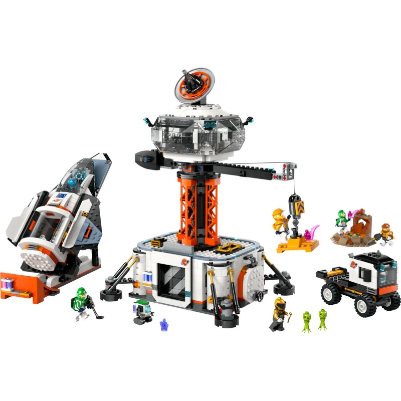 Baza spatiala si platforma de lansare a rachetei LEGO City 60434