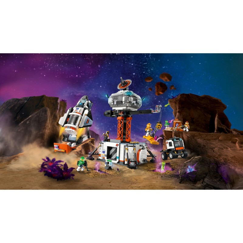 Baza spatiala si platforma de lansare a rachetei LEGO City 60434