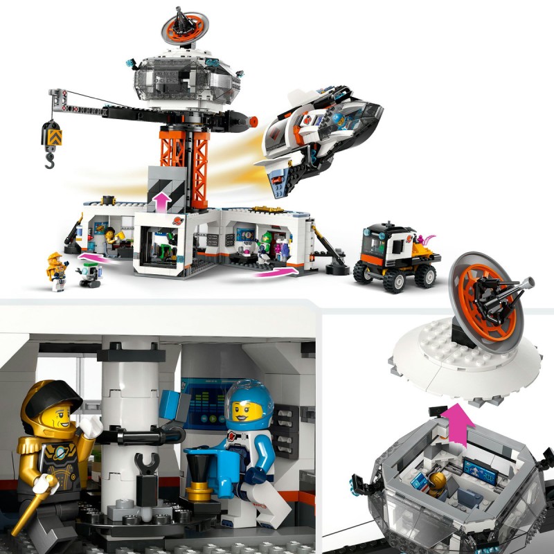 Baza spatiala si platforma de lansare a rachetei LEGO City 60434