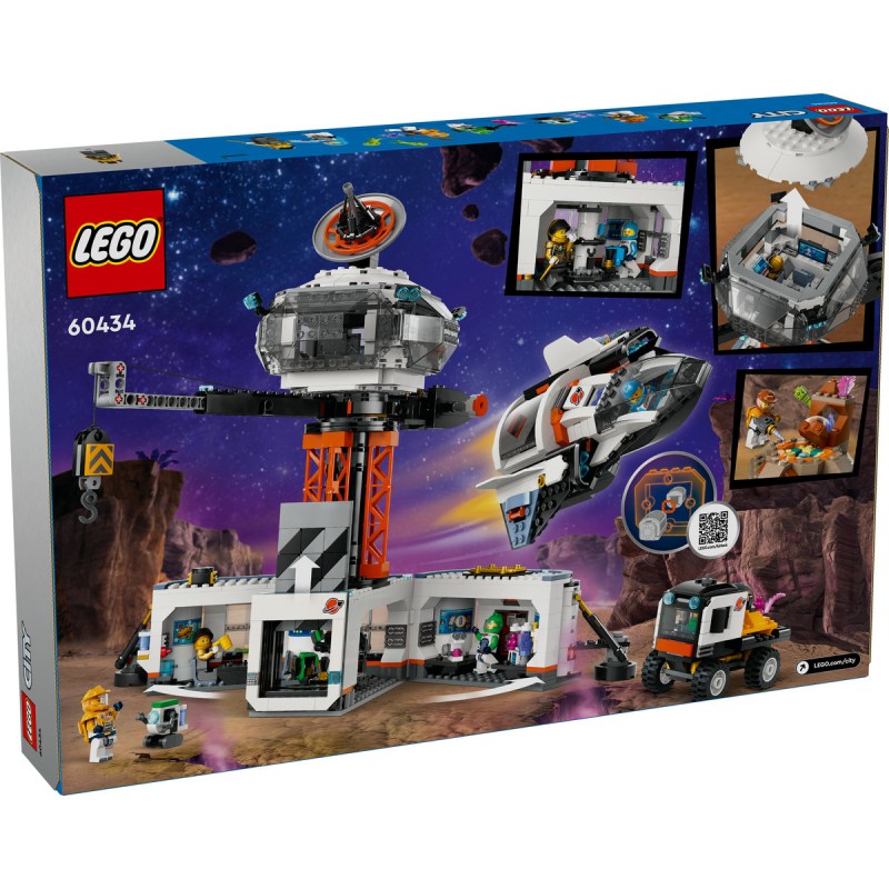 Baza spatiala si platforma de lansare a rachetei LEGO City 60434
