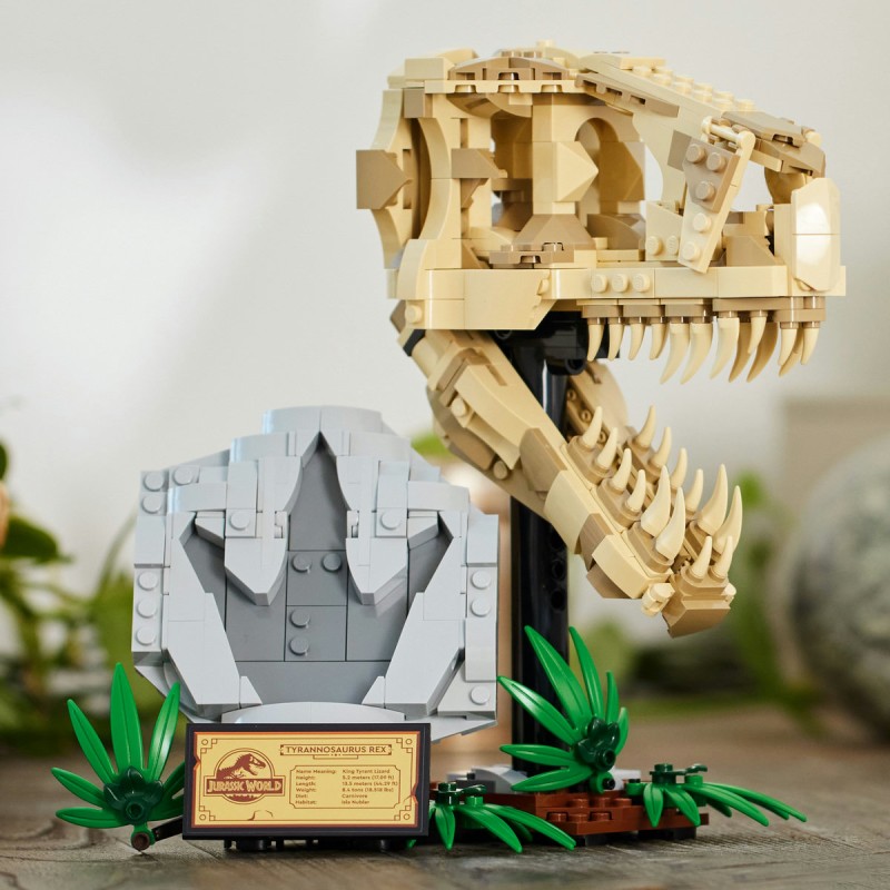 Fosile de dinozaur craniu de T rex LEGO Jurassic World 76964