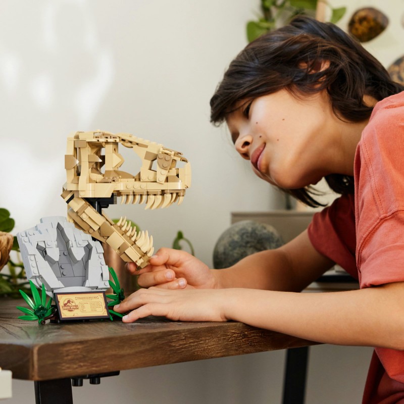 Fosile de dinozaur craniu de T rex LEGO Jurassic World 76964