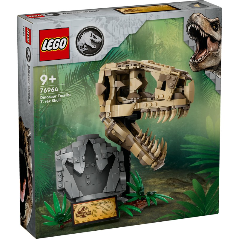 Fosile de dinozaur craniu de T rex LEGO Jurassic World 76964