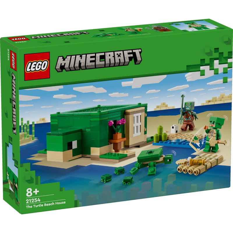 Casa de pe plaja testoaselor LEGO Minecraft 21254