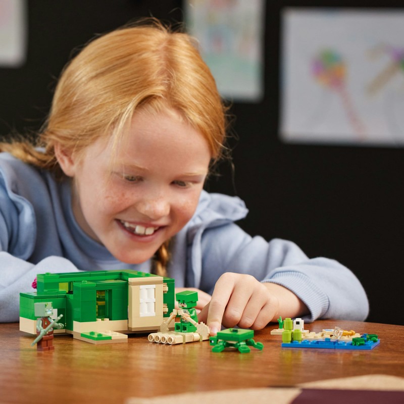 Casa de pe plaja testoaselor LEGO Minecraft 21254