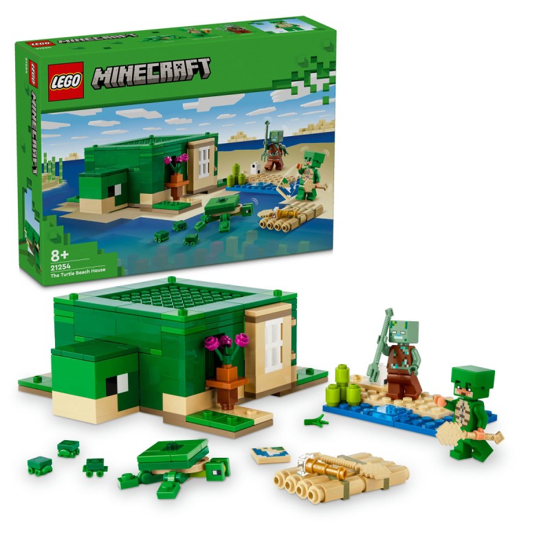 Casa de pe plaja testoaselor LEGO Minecraft 21254