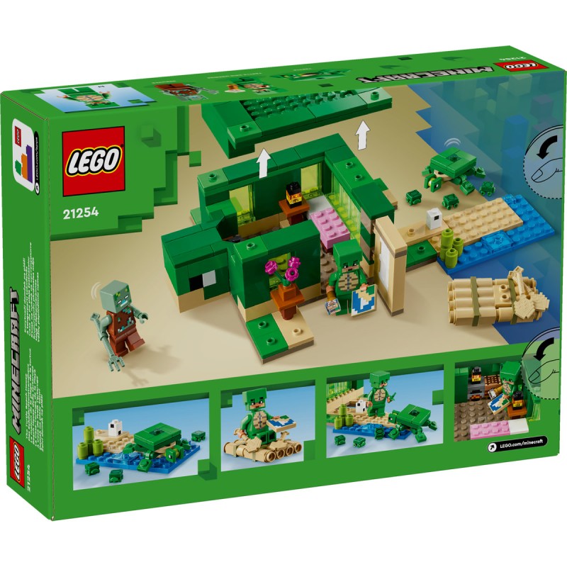 Casa de pe plaja testoaselor LEGO Minecraft 21254