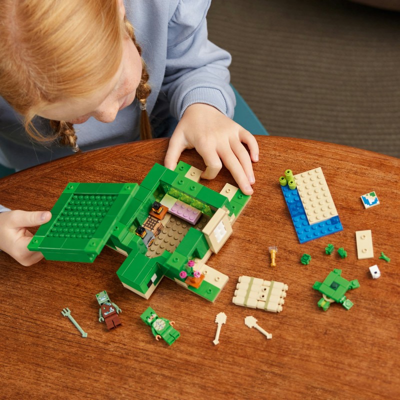 Casa de pe plaja testoaselor LEGO Minecraft 21254
