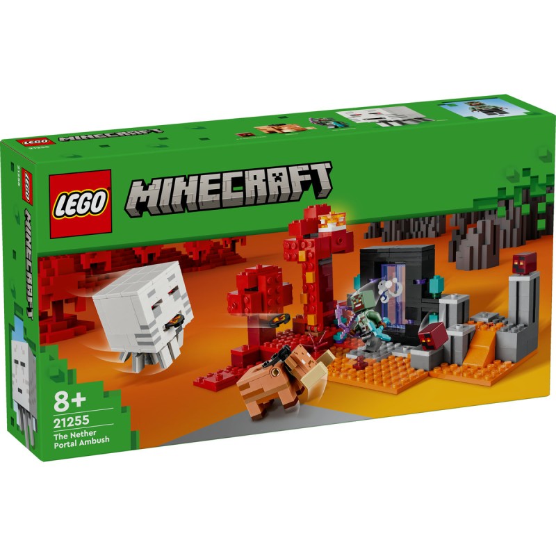 Amuscada in portalul Nether LEGO Minecraft 21255