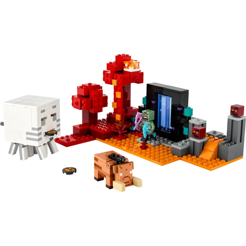 Amuscada in portalul Nether LEGO Minecraft 21255