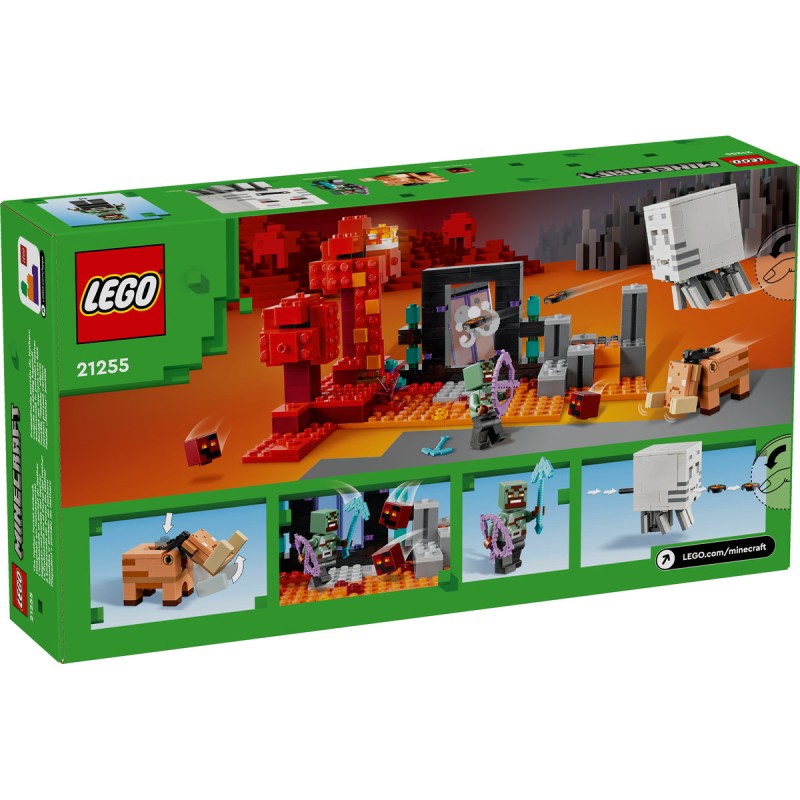 Amuscada in portalul Nether LEGO Minecraft 21255