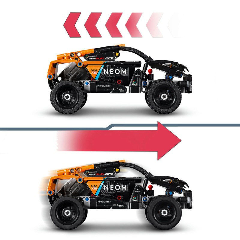 NEOM McLaren Extreme E Race Car LEGO Technic 42166