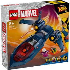 Avionul X Jet al X Men LEGO Marvel Super Heroes 76281