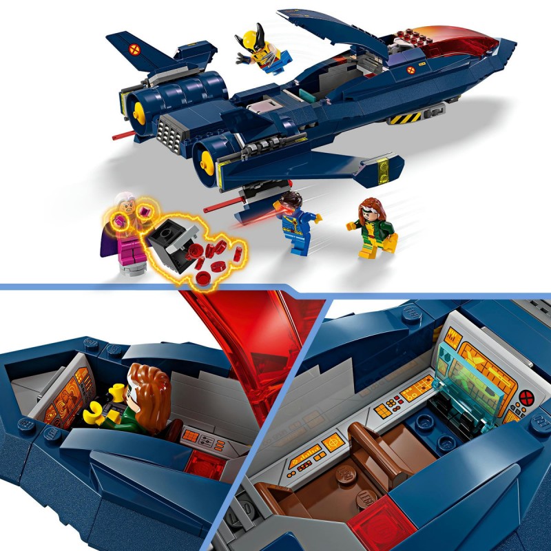 Avionul X Jet al X Men LEGO Marvel Super Heroes 76281