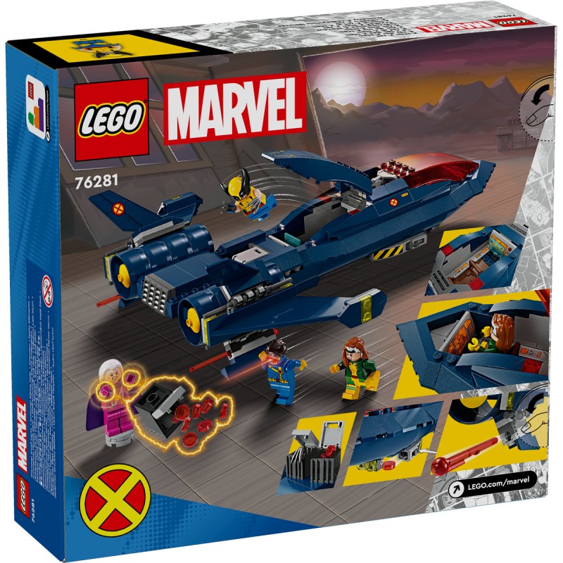 Avionul X Jet al X Men LEGO Marvel Super Heroes 76281