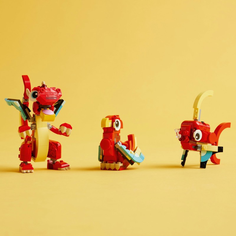 Dragon rosu LEGO Creator 31145