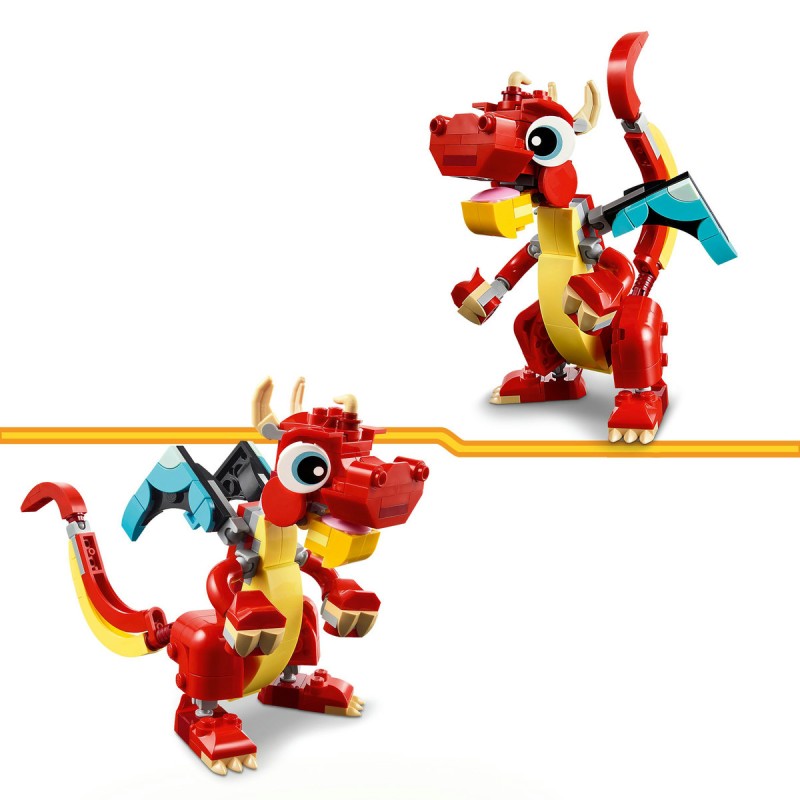 Dragon rosu LEGO Creator 31145