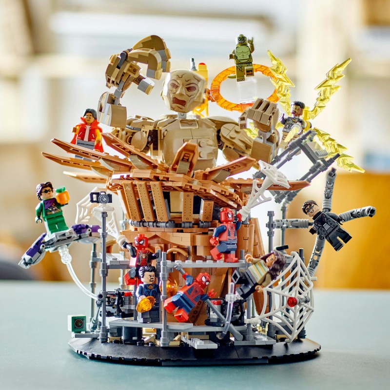Omul Paianjen vs Sandman Batalia finala LEGO Marvel Super Heroes 76280