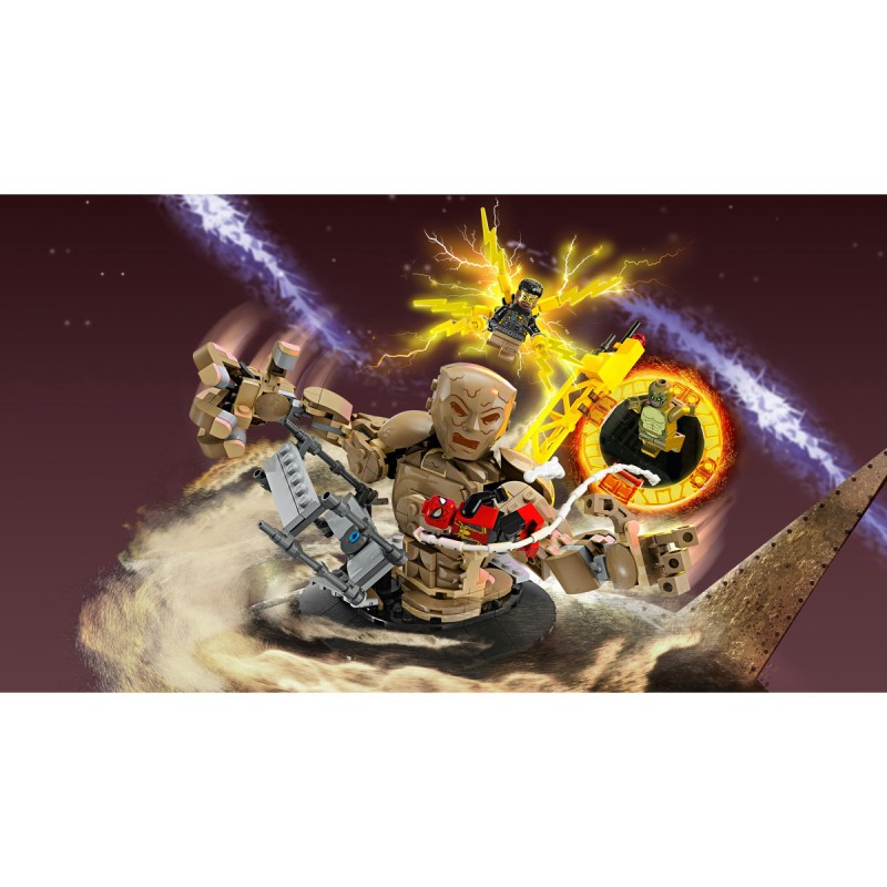 Omul Paianjen vs Sandman Batalia finala LEGO Marvel Super Heroes 76280