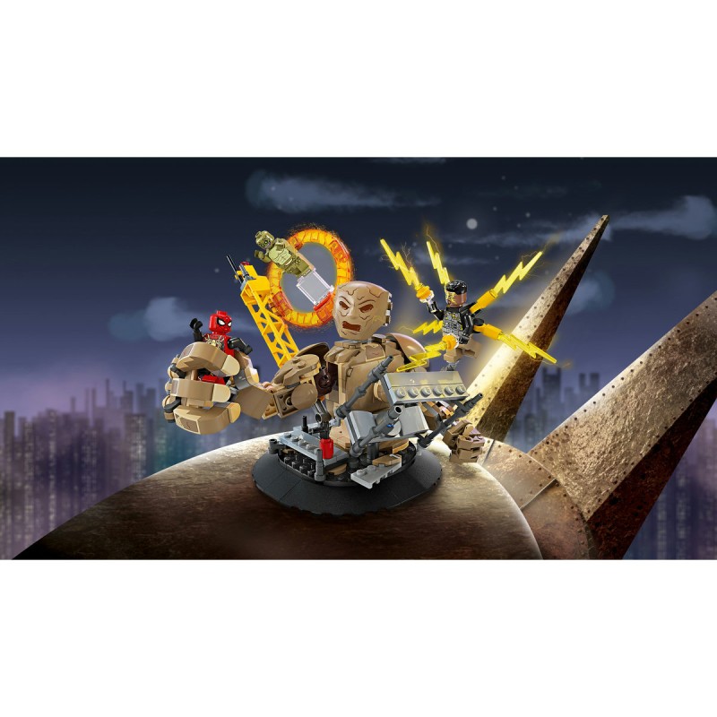 Omul Paianjen vs Sandman Batalia finala LEGO Marvel Super Heroes 76280