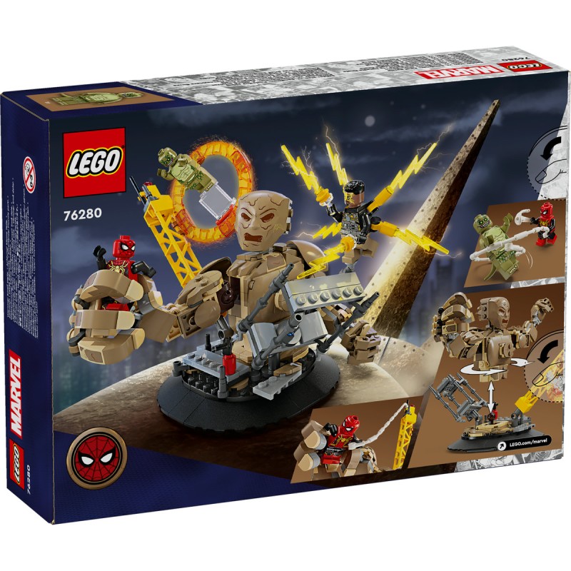 Omul Paianjen vs Sandman Batalia finala LEGO Marvel Super Heroes 76280
