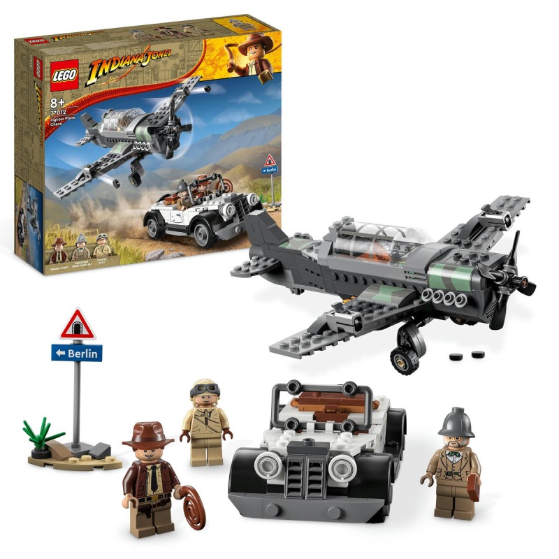 Urmarire cu avionul de vanatoare LEGO Indiana Jones 77012