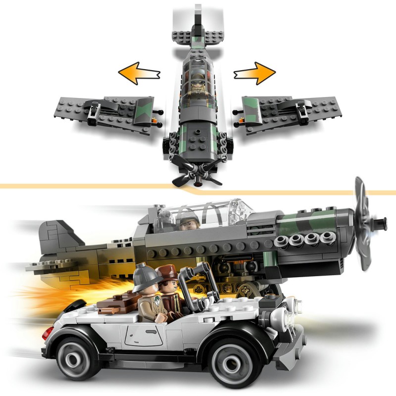 Urmarire cu avionul de vanatoare LEGO Indiana Jones 77012