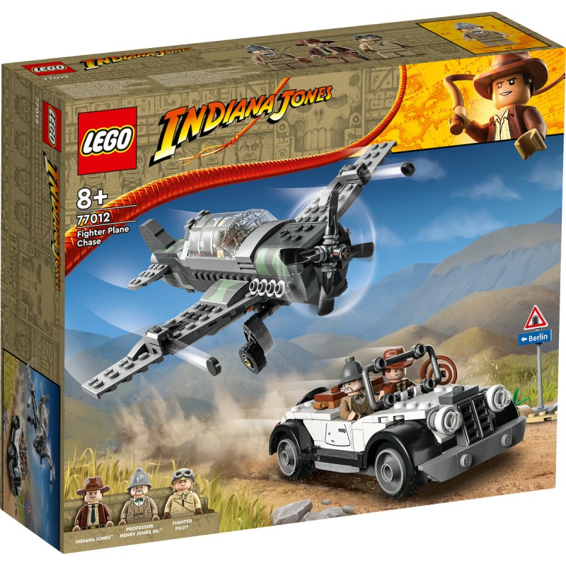 Urmarire cu avionul de vanatoare LEGO Indiana Jones 77012