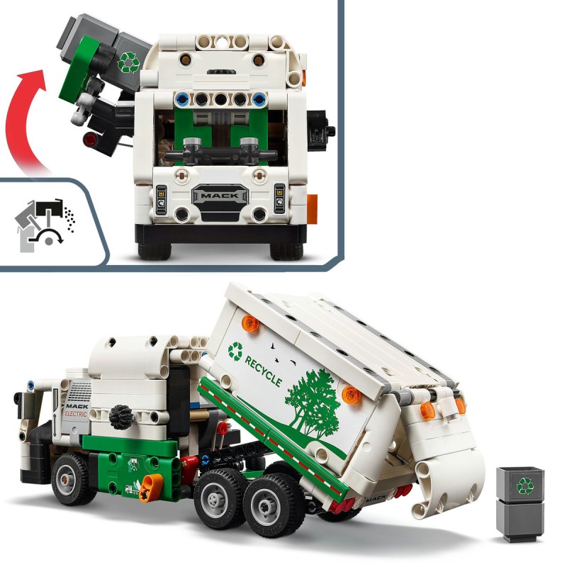 Camion de gunoi Mack LR Electric LEGO Technic 42167