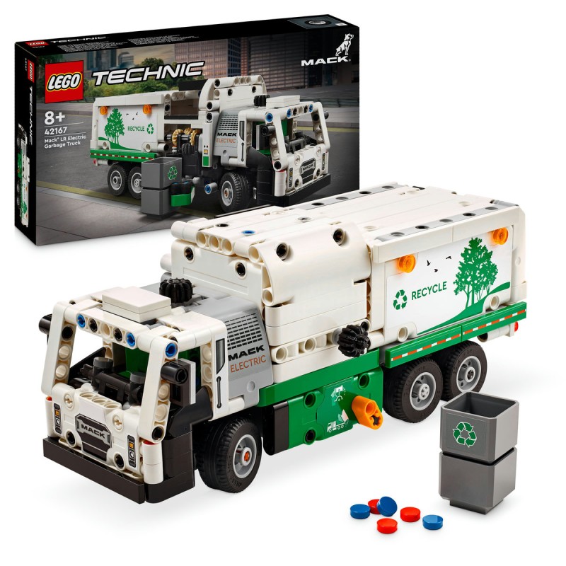 Camion de gunoi Mack LR Electric LEGO Technic 42167