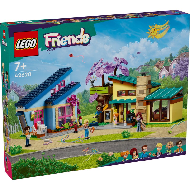 Casele lui Olly si Paisley LEGO Friends 42620