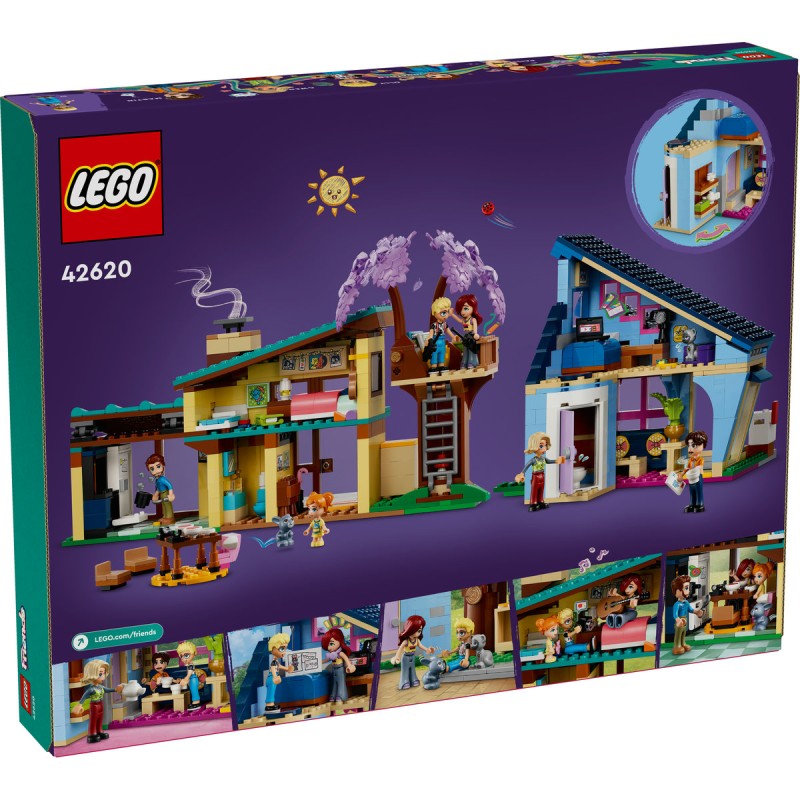 Casele lui Olly si Paisley LEGO Friends 42620