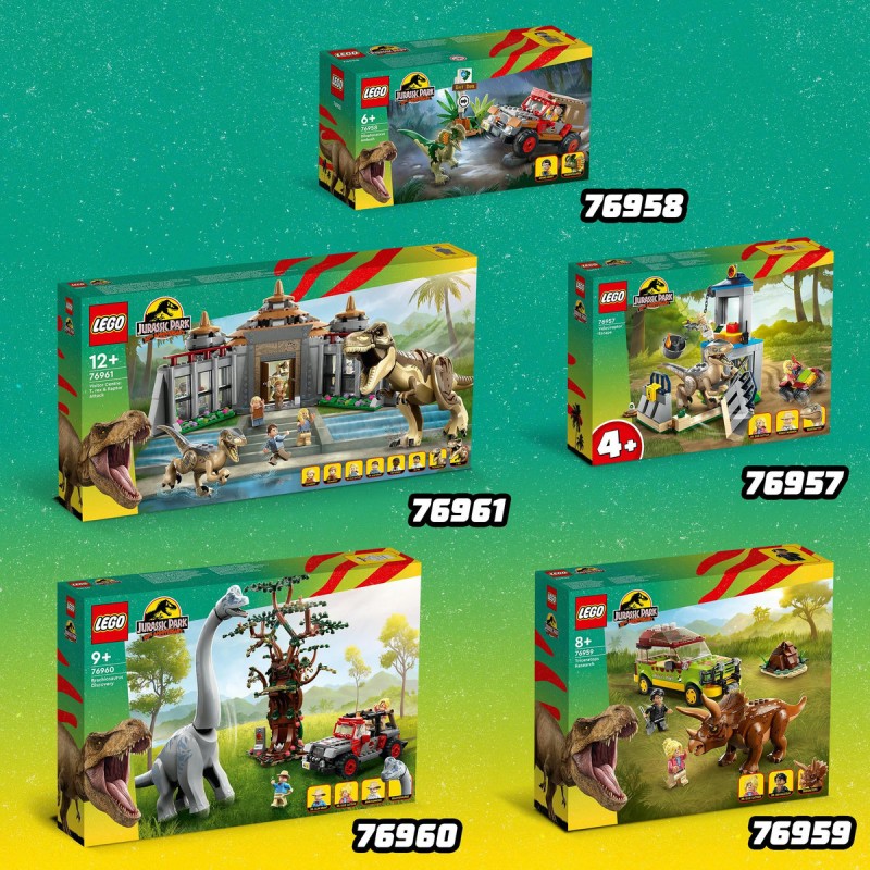 Descoperirea dinozaurului Brachiosaurus Lego Jurassic World 76960