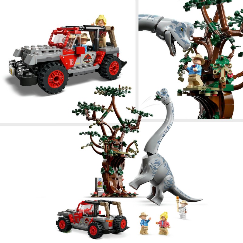 Descoperirea dinozaurului Brachiosaurus Lego Jurassic World 76960