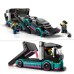Masina de curse si camion transportator LEGO City 60406 Masina de curse si camion transportator LEGO City 60406