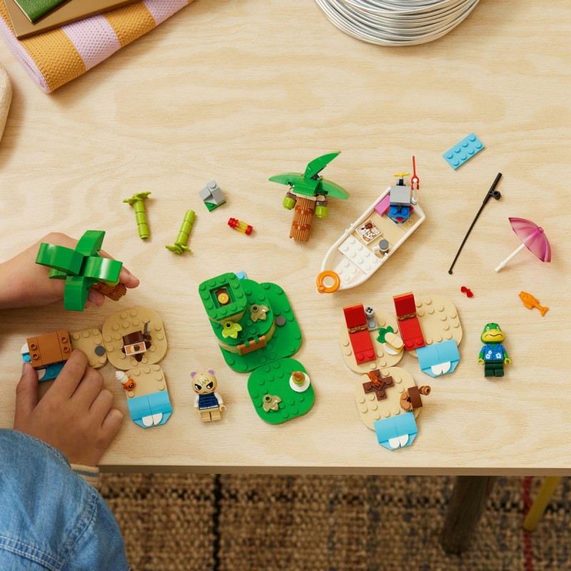 Turul insulei cu barca lui Kapp n LEGO Animal Crossing 77048