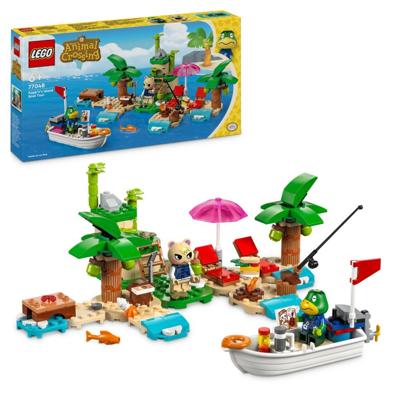 Turul insulei cu barca lui Kapp n LEGO Animal Crossing 77048