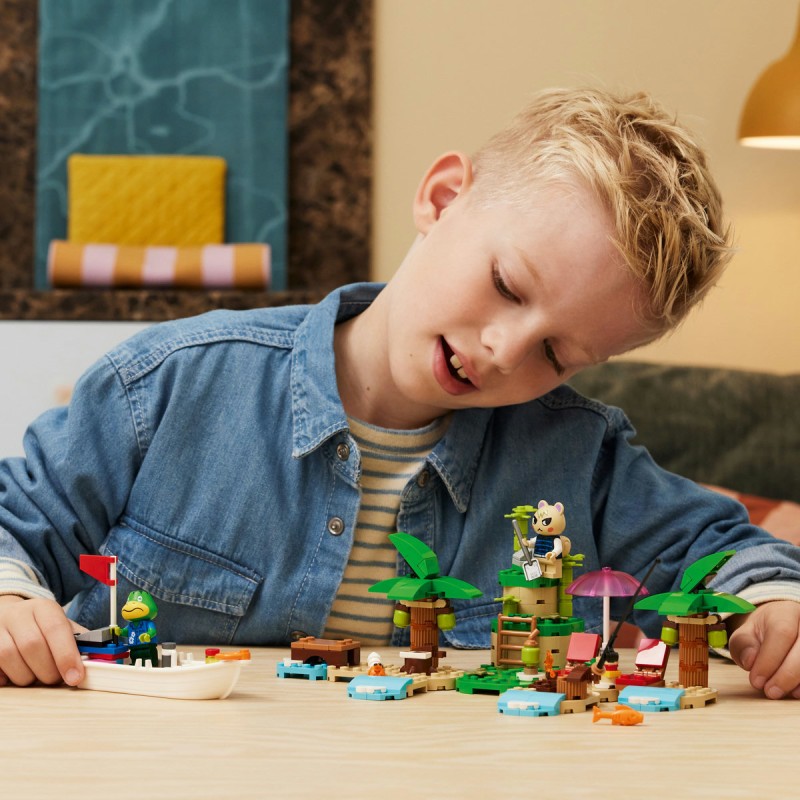 Turul insulei cu barca lui Kapp n LEGO Animal Crossing 77048