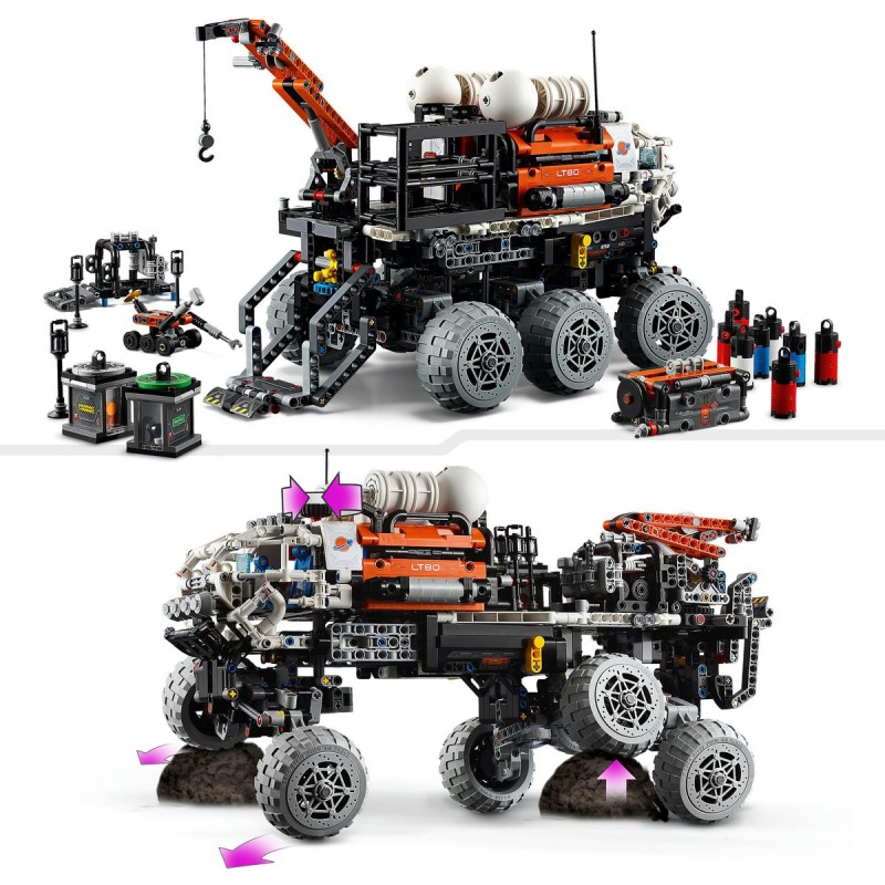 Rover de explorare pe Marte cu echipaj LEGO Technic 42180