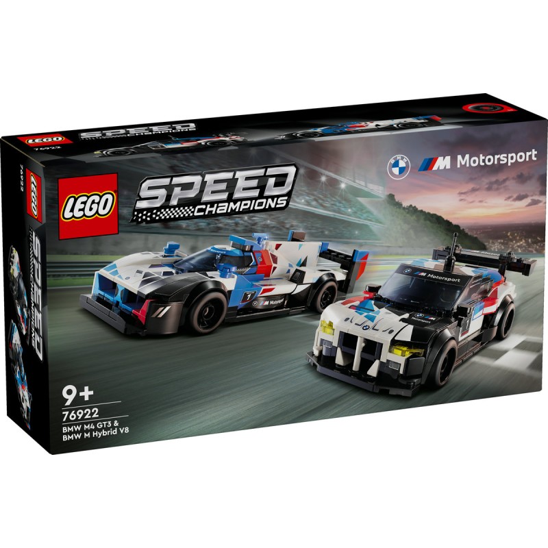 BMW M4 GT3 si BMW M Hybrid V8 LEGO Speed Champions 76922