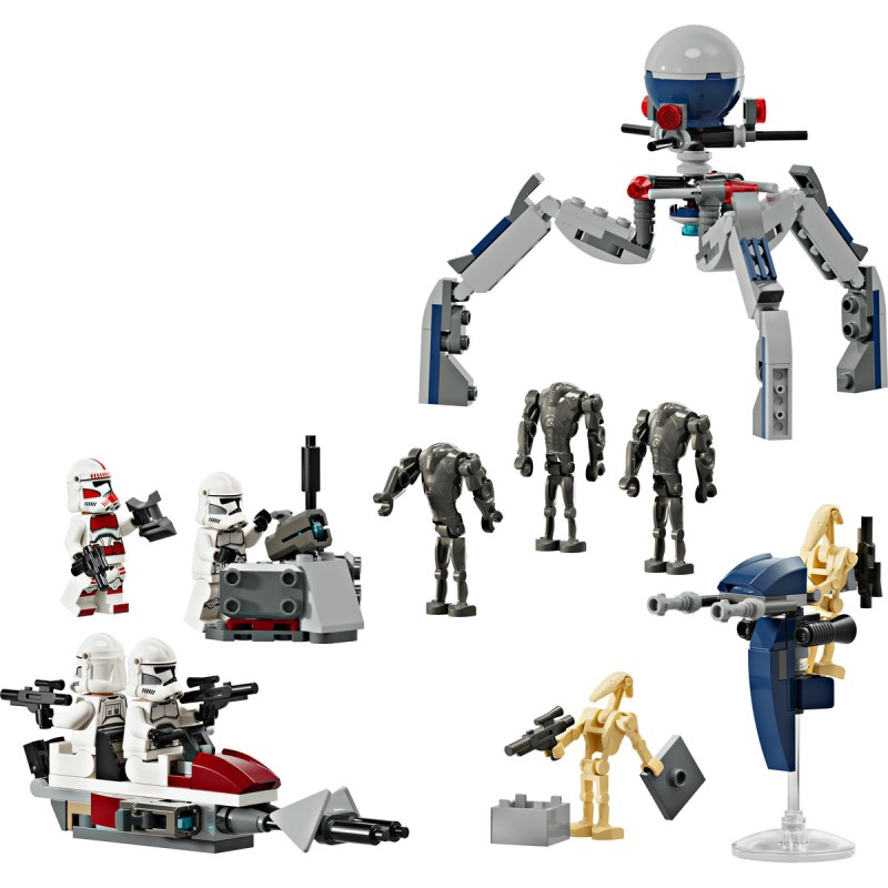 Pachet de lupta: Clone Trooper si droid de lupta LEGO Star Wars 75372