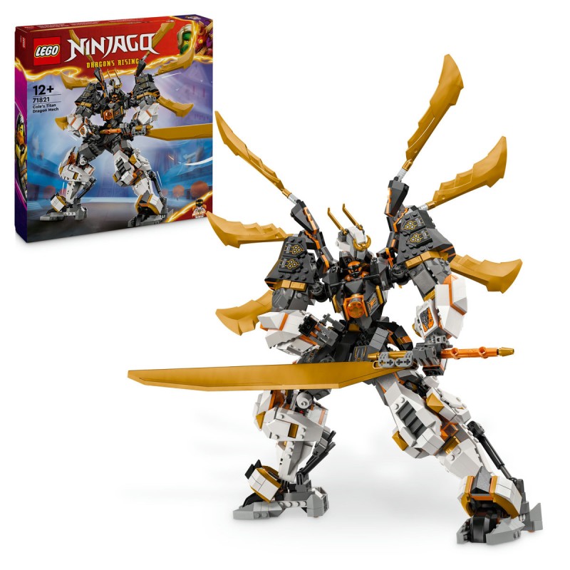Robotul dragon de titan al lui Cole LEGO Ninjago 71821