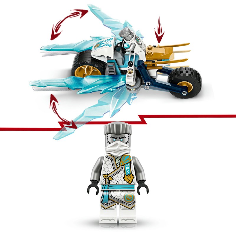 Motocicleta de gheata a lui Zane LEGO NINJAGO 71816