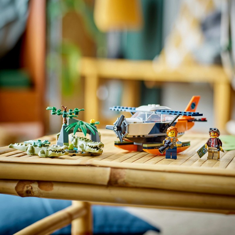 Hidroavionul unui explorator al junglei LEGO City 60425