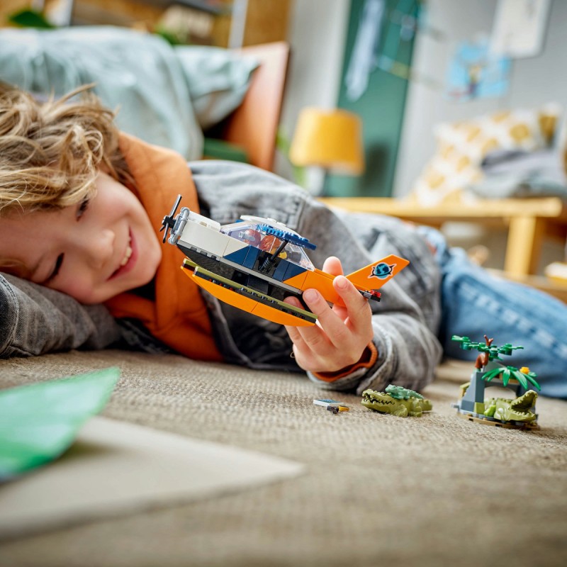 Hidroavionul unui explorator al junglei LEGO City 60425