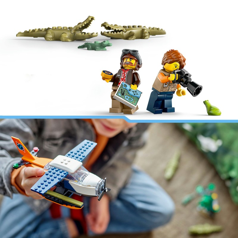 Hidroavionul unui explorator al junglei LEGO City 60425