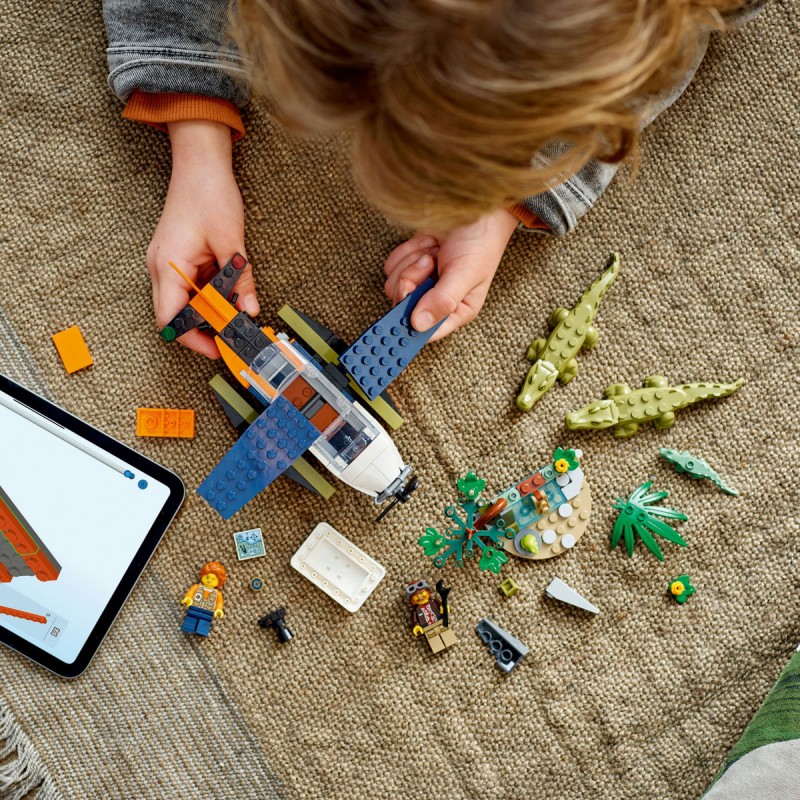 Hidroavionul unui explorator al junglei LEGO City 60425
